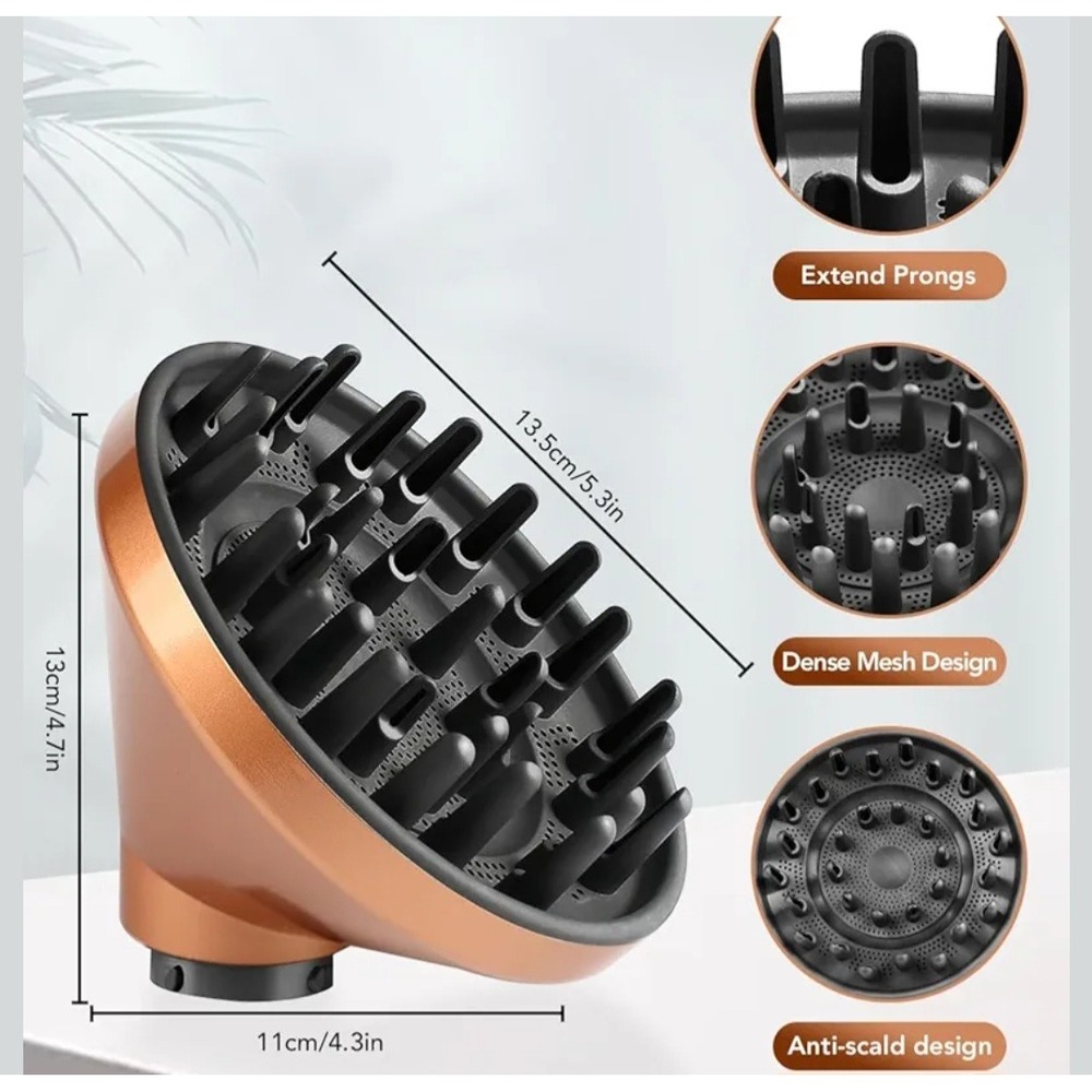Dyson Airwrap Hair Diffuser Attachment For Models HS01 HS03 HS05 Copper NEW - Picture 2 of 10